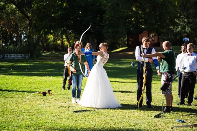 Bogenschießen Hochzeitsspiele Altmark
