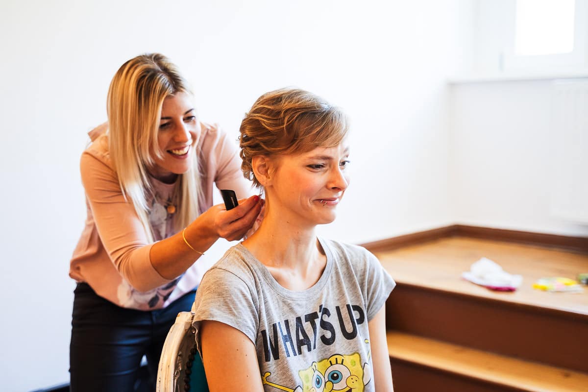 Hochzeit Getting-Ready