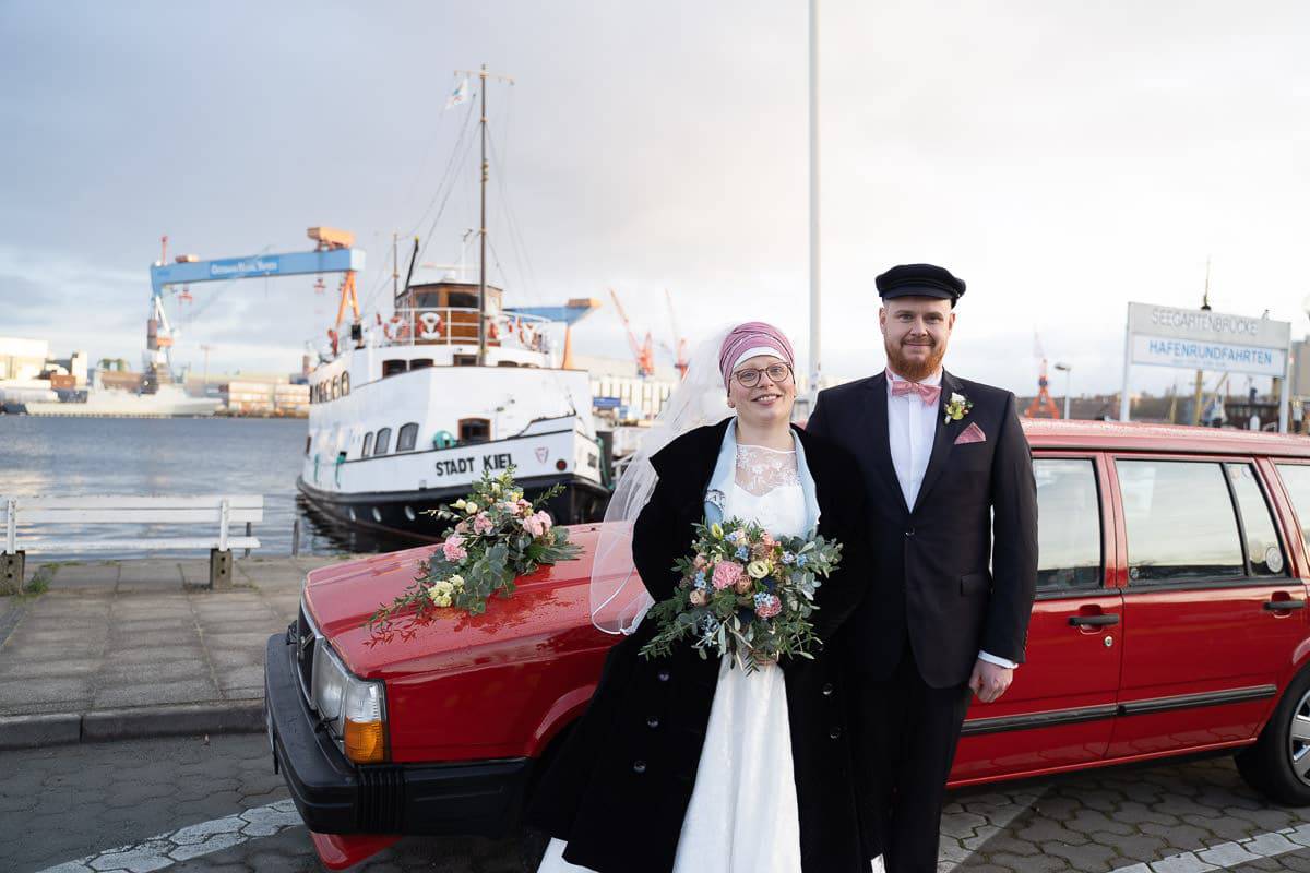 Volvo Hochzeitsauto Kiel